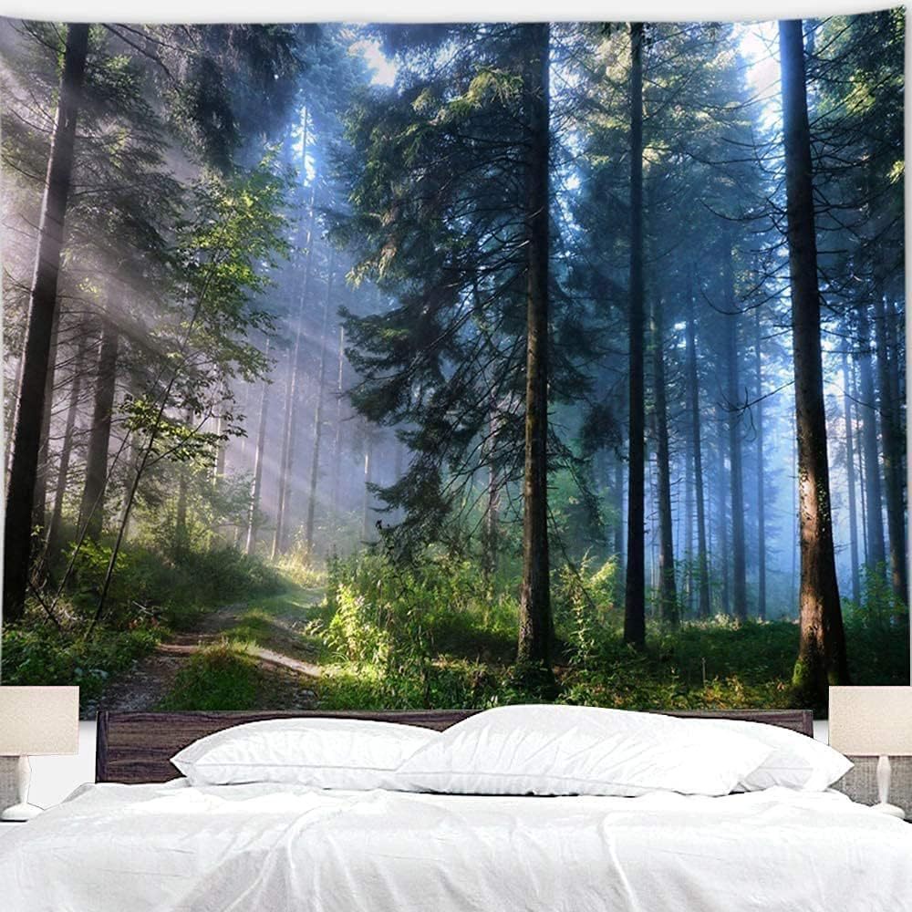 Cross-border exclusive for ins Nordic style hanging cloth custom bedside layout background cloth wall cloth bedroom living room tapestry custom