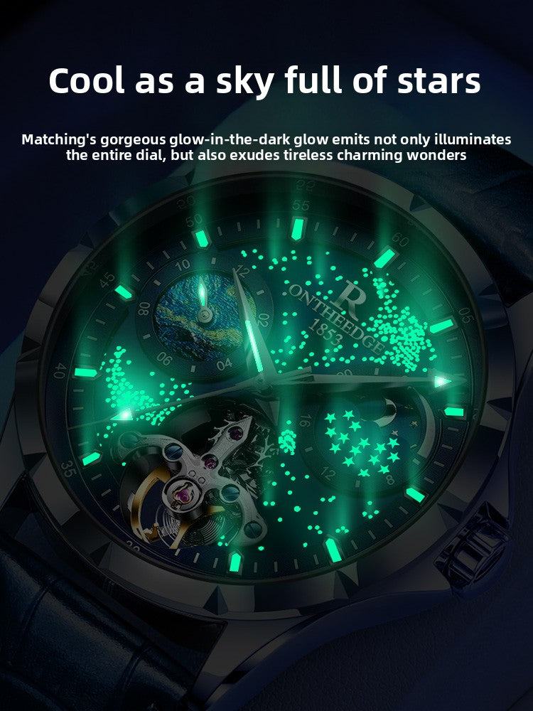 Van Gogh Starry Sky Pure Mechanical Watch Man
