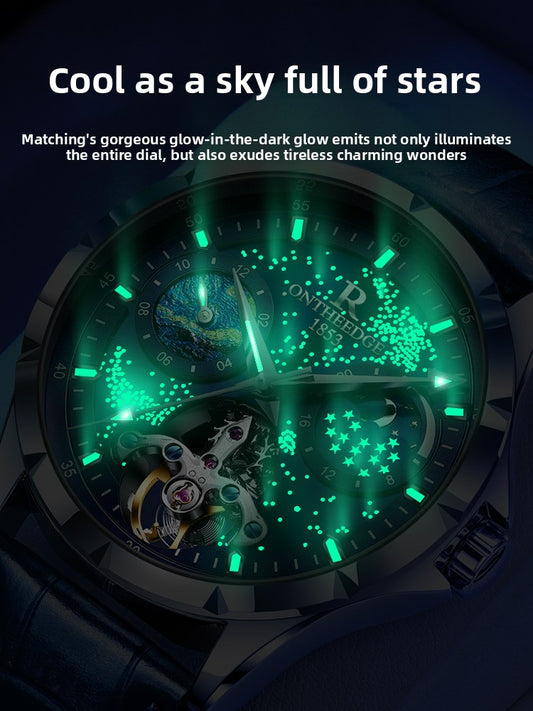 Van Gogh Starry Sky Pure Mechanical Watch Man