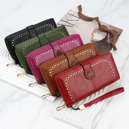 Long-style wallet - fashionable handbag for women