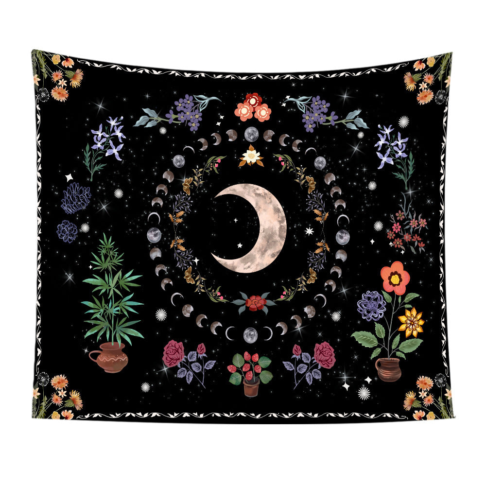 Cross-border exclusive for ins Nordic style hanging cloth custom bedside layout background cloth wall cloth bedroom living room tapestry custom