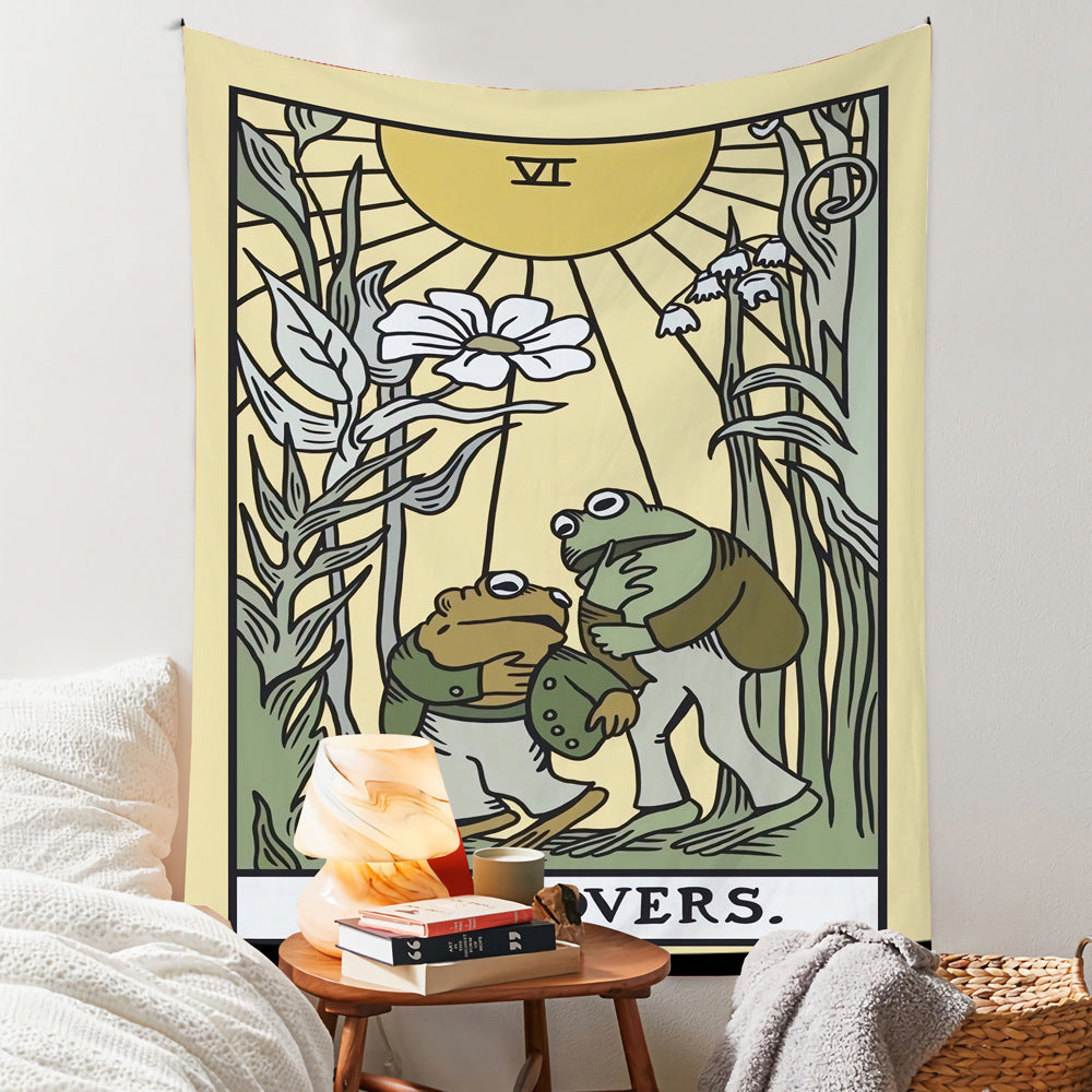 Cross-border exclusive for ins Nordic style hanging cloth custom bedside layout background cloth wall cloth bedroom living room tapestry custom