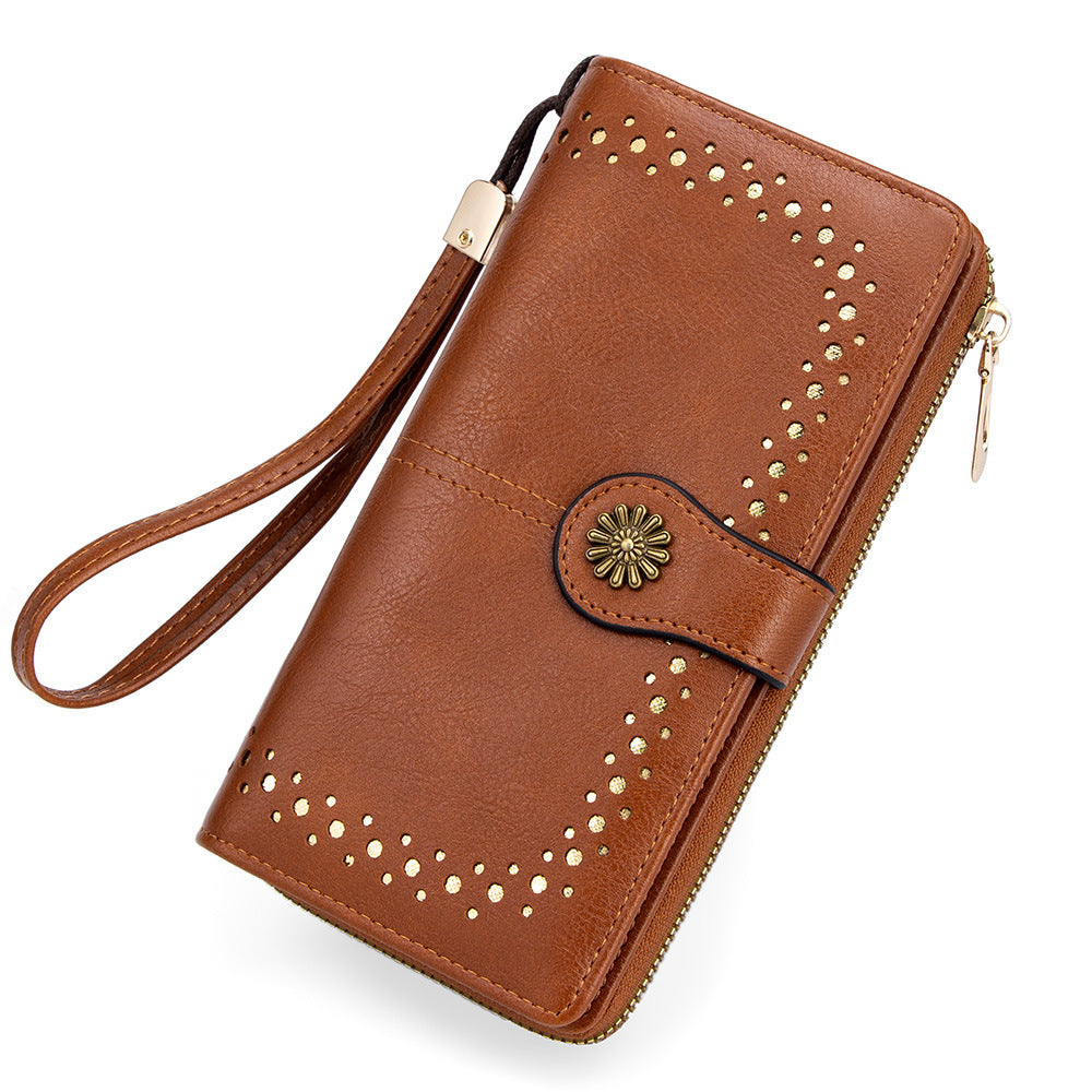 Long-style wallet - fashionable handbag for women