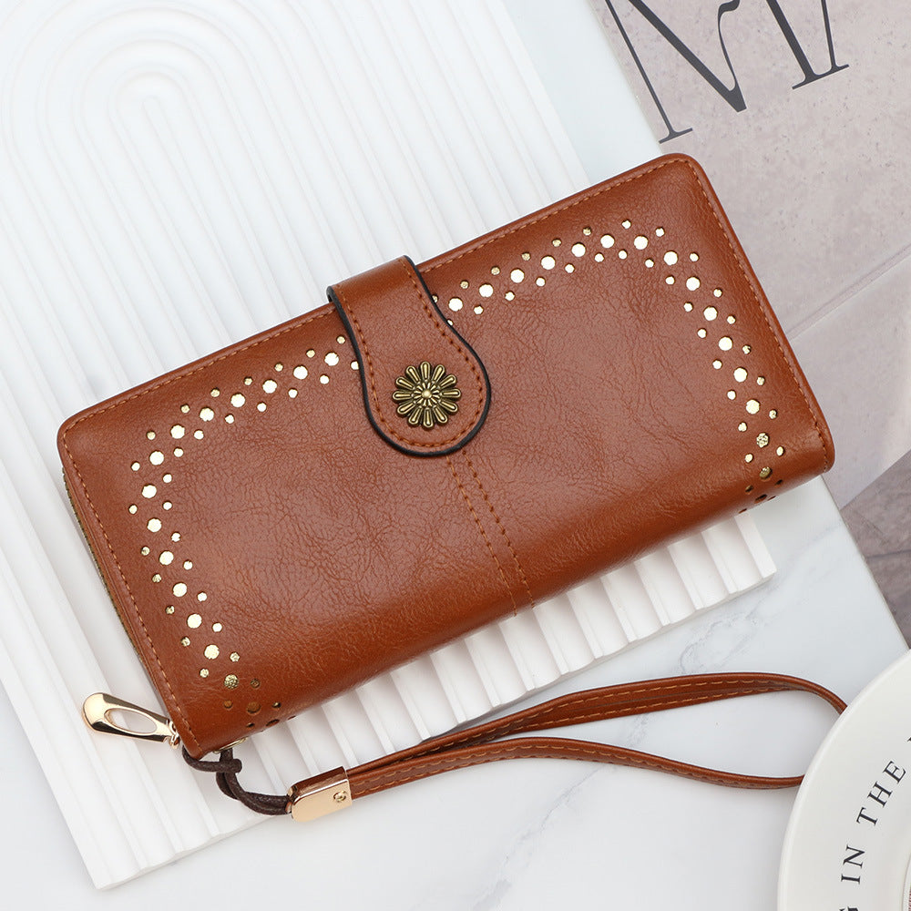 Long-style wallet - fashionable handbag for women