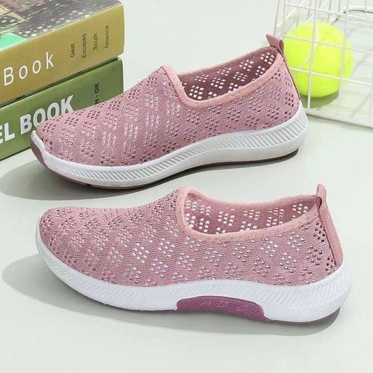 Breathable casual shoes soft-soled anti-slip summer net shoes
