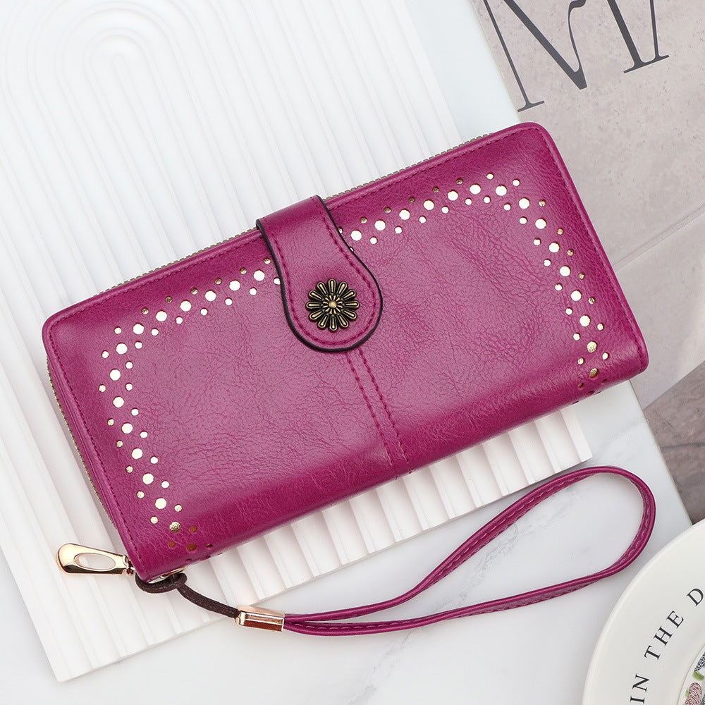 Long-style wallet - fashionable handbag for women