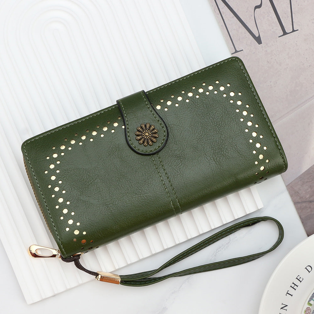 Long-style wallet - fashionable handbag for women