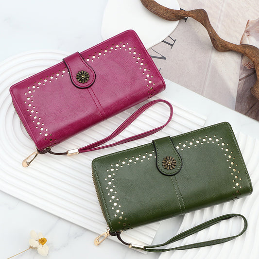 Long-style wallet - fashionable handbag for women