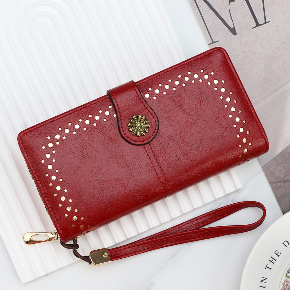 Long-style wallet - fashionable handbag for women