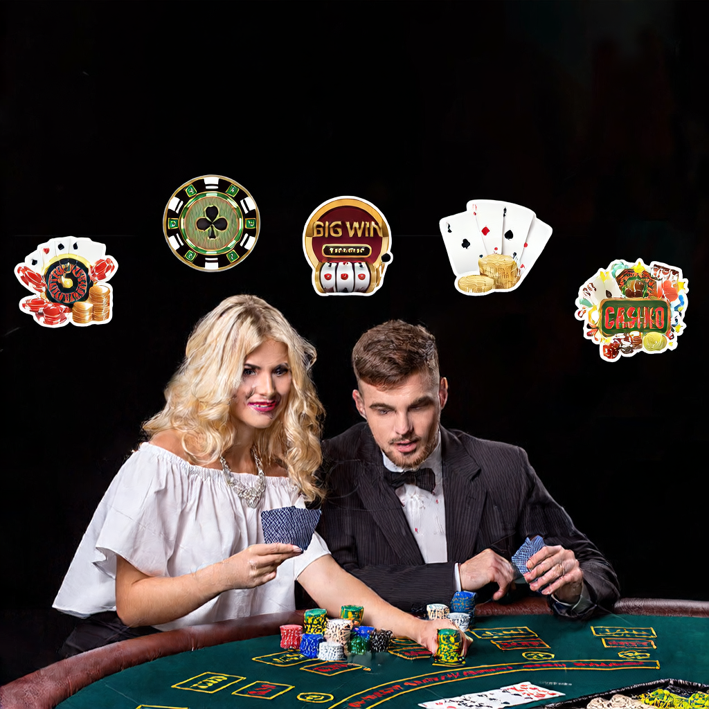 Poker Casino Theme Birthday Theme Flag Pull Spiral Charm Cake Card Birthday Party Decoration Arrangement