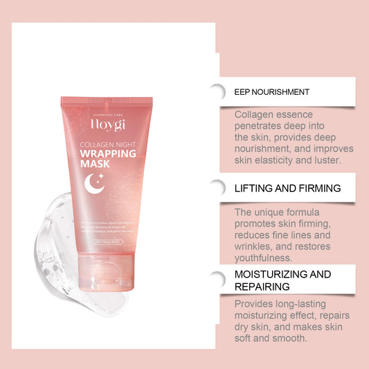 Collagen Peel-off Mask with Brush for Hydrating Skincare