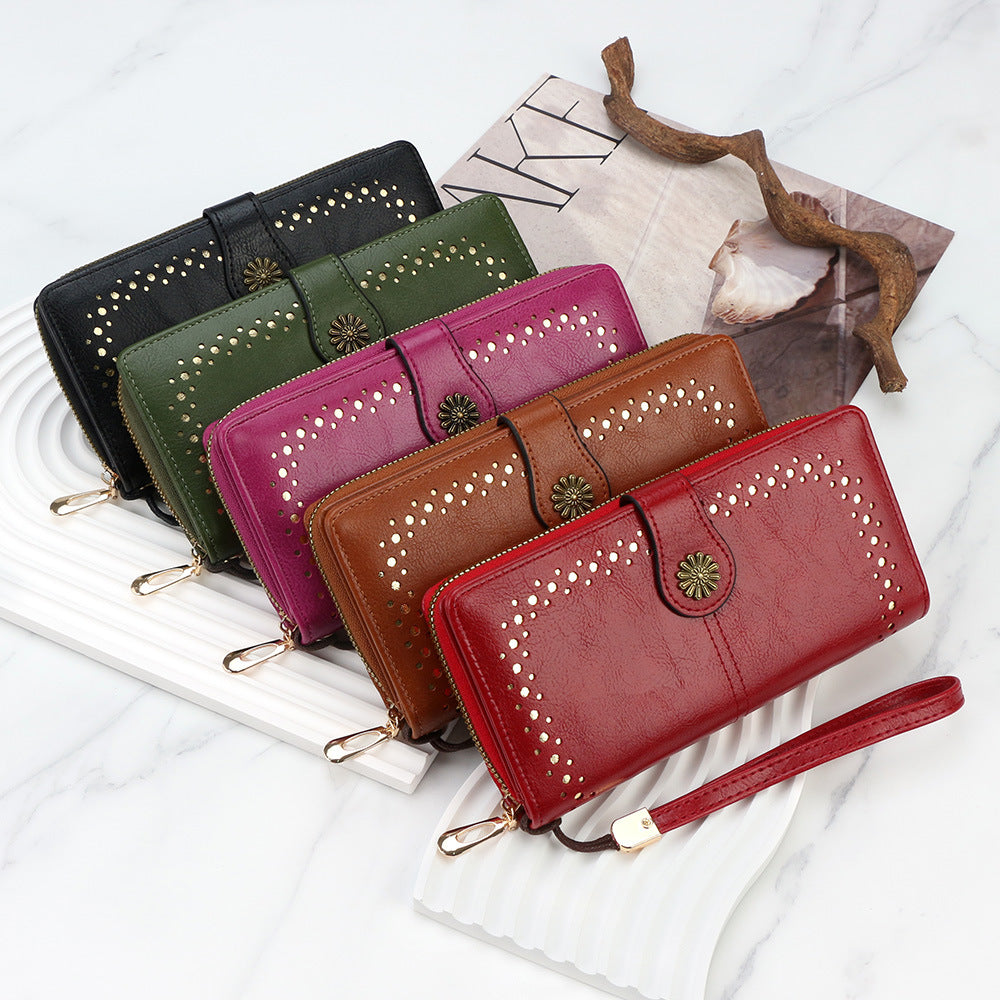 Long-style wallet - fashionable handbag for women