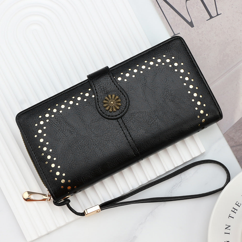 Long-style wallet - fashionable handbag for women