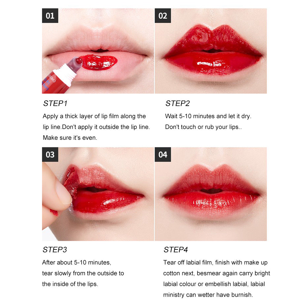 Lip gloss and red lip gloss