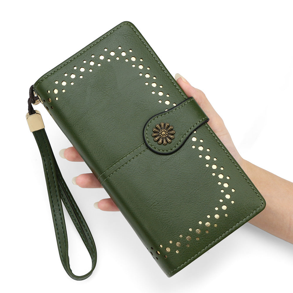 Long-style wallet - fashionable handbag for women