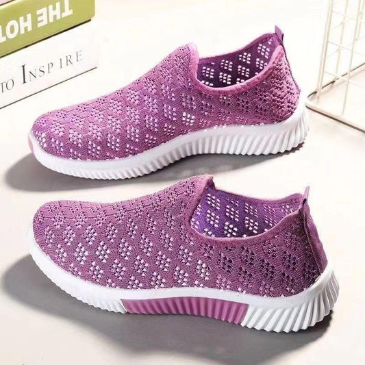 Breathable casual shoes soft-soled anti-slip summer net shoes