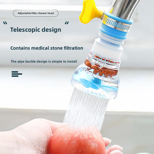 Faucet splash-proof head kitchen water purifier filter