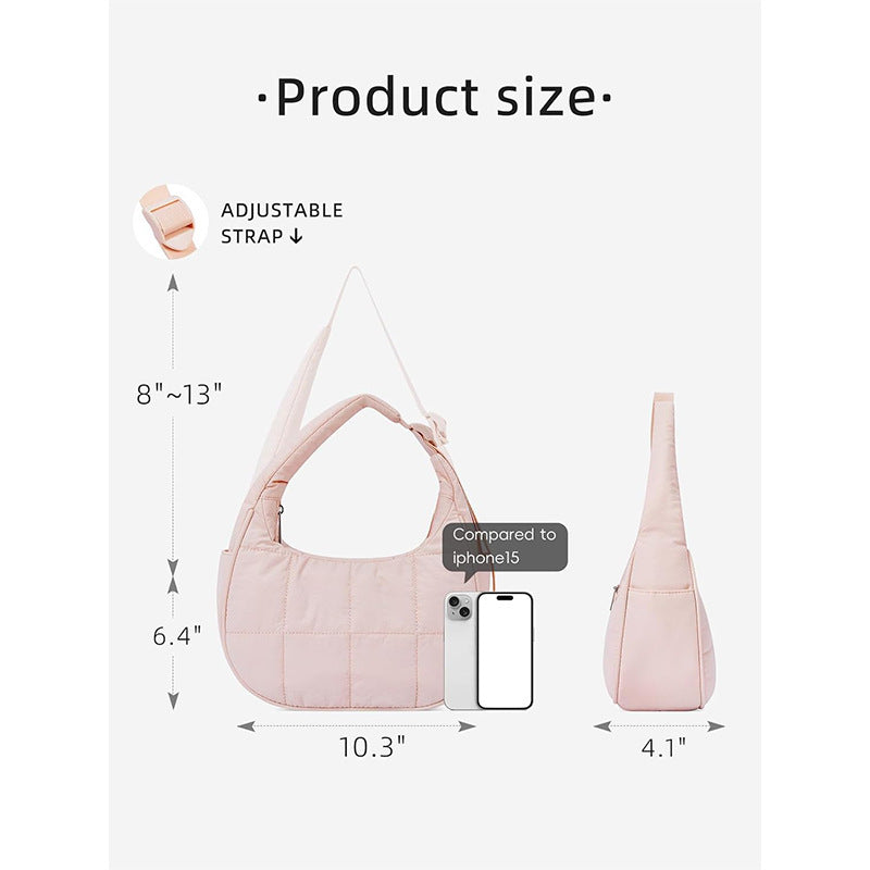 Ladies' small down bag single-shoulder bag